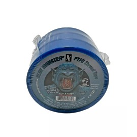 Unbranded Blue Monster 70885 PTFE Teflon Thread Tape 1/2" x 1429" (Pack of 3)