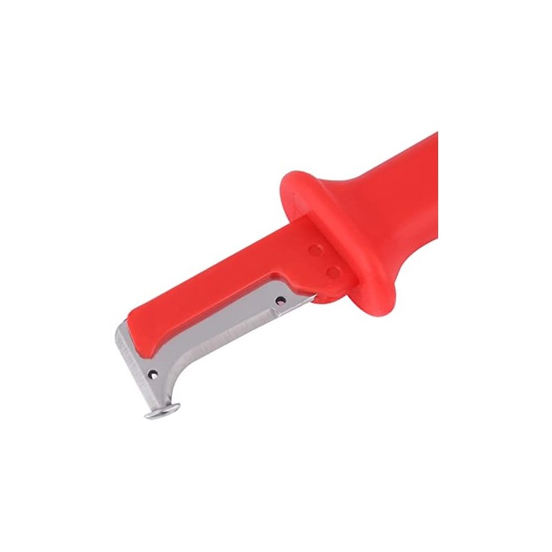 Cuchillo Pelacables Eléctrico de Seguridad, Aislamiento Rojo