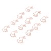 160Pcs Kids Paper Clips Bunny Style Smoothing Strong Metal Exquisite