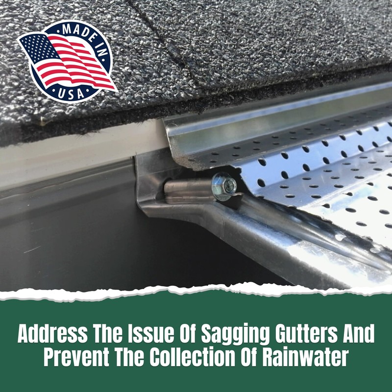 A-M Gutter Guard - 5" K Style Gutter Hangers (10