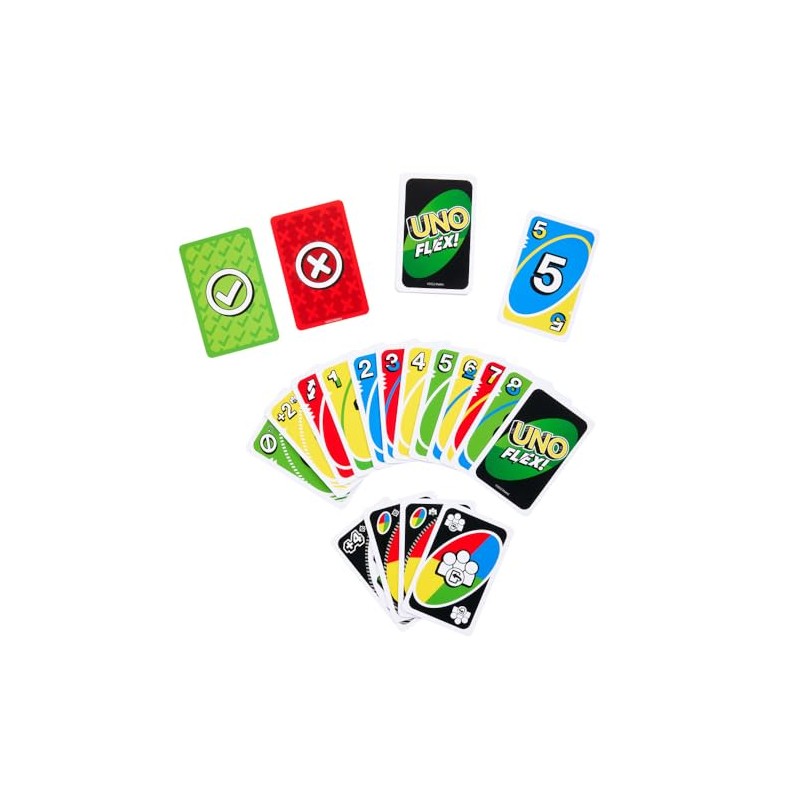 Mattel Games UNO Juego de Cartas UNO Flex para niños