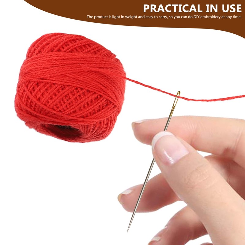 NOLITOY 16 Rolls Colorful Hand Sewing Cotton Thread for DIY