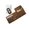 DiLoro Full Size Mens Leather Wallet Bifold Flip ID Zip