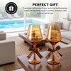 Floating Wine Glasses for Pool (18 Oz | Set of
