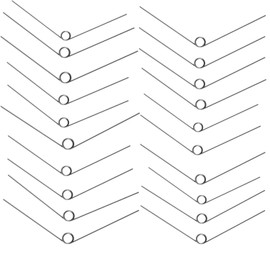 20pcs Torsion Spring Stainless Steel Small Spring Length 32mm 120 Degree 6 Coils Torsional Spring for Tools Maintenance and Carpentry DIY