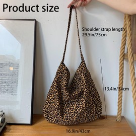 BAUIOREAD 1 Piece Leopard Print Bag Jacquard Bag Leopard Print Handbag Leopard Print Clutch Bag Leopard Print Women's Bag Leopard Print Purse Armpit Bag, Brown leopard print
