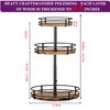Heavy-Duty 3-Tier Lazy Susan Organizer, Adjustable to Different Heights, Countertop
