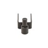 1 1/2" Square Male Black Hinge Pair 5/8" Pintle (Pack