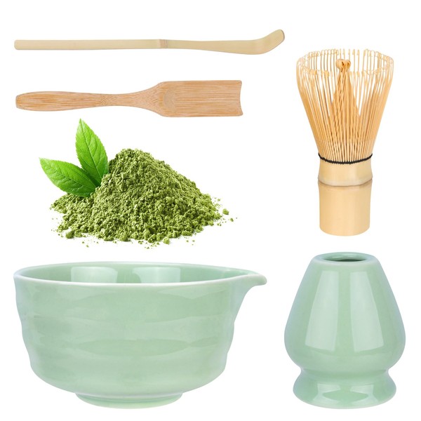 Matcha Whisk Set - 5PCS Matcha Set Includes 18OZ Matcha
