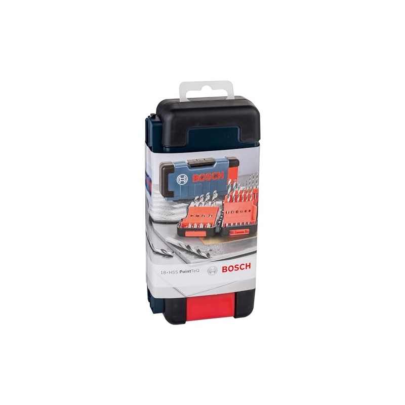 Bosch 18 Brocas para metal PointTeQ 1-10mm