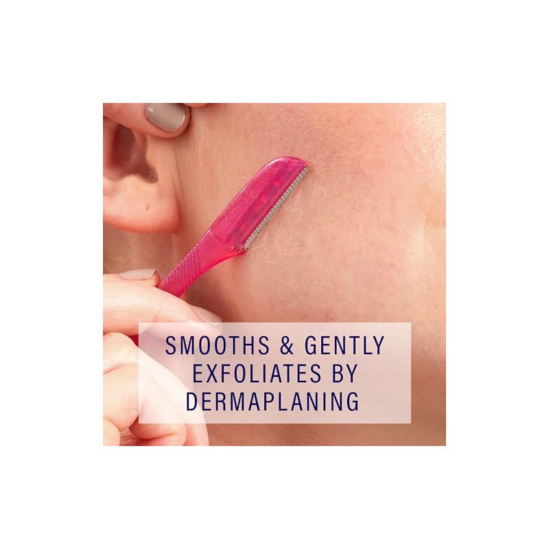 Schick Hydro Silk Touch-Up Multipurpose Exfoliating Dermaplaning Tool with Precision