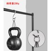 TIMULTI Round Shape Carabiner Key Holder, Stylish, Titanium, Lightweight, Small,