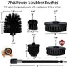 Drill Brush Attachment Set, 7 Pack 1/4in Power Scrubber Brush