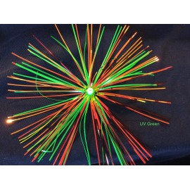 High Percentage Salmon Trolling Fly- UV on Black Series 4” Pack Of 3 Unrigged