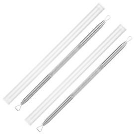 2pcs Metal Lottery Ticket Scratcher with 2 PVC Pipes, Multi-Used Lotto Scratcher Label Scraper Scratchmaster Lottery Scratch Off Tool for Flawless Reveals Lucky Gift