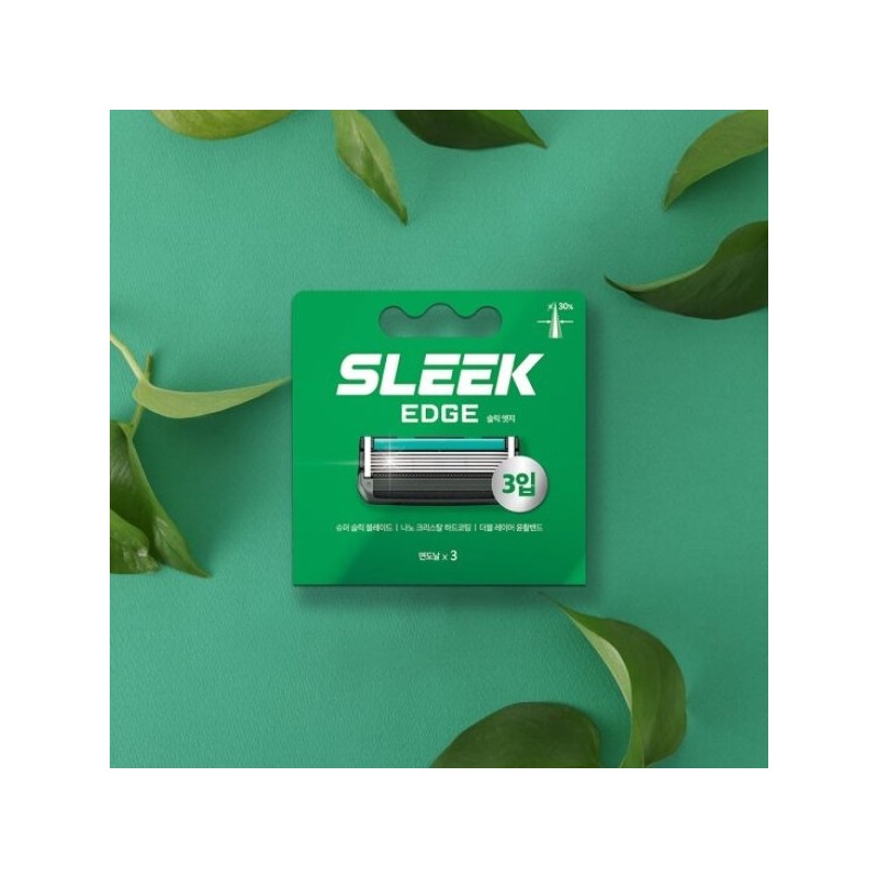 Dorco Slick Edge Razor Blades 3 Pack / 도루코 슬릭