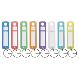 Debika 133409 Name Tag Key Holder, Pack of 8