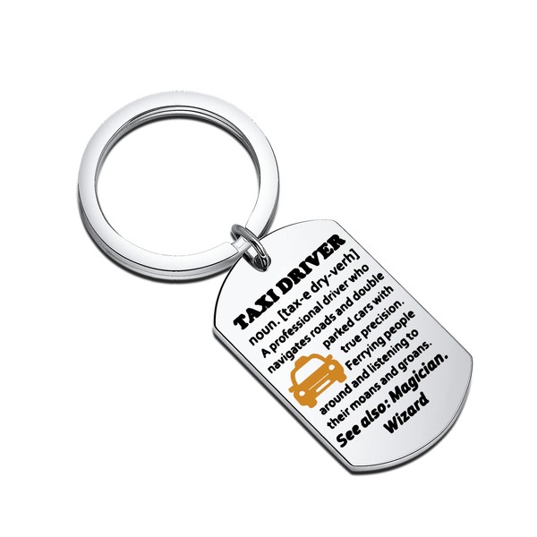Taxi Driver Appreciation Gift - Car Driver & Chauffeur Keychain