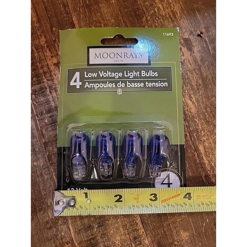 MoonRays 4 NEW MoonRays 4w T5 Wedge Base BLUE Landscape