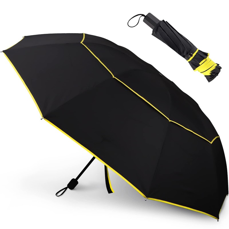 Kalolary UPF 50+ UV Protection Compact Golf Umbrella,62 Inch Extra