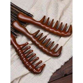 Nammi 머리빗 대형 곱슬머리 전용빗 도끼빗 뾰족 [워터 드롭 + 로즈우드 G 2개 세트] Large Curly Hair Comb, Toothed Comb, Sharp [Water Drop + Rosewood G 2-Piece Set]