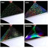 36 Sheets Holographic Sticker Paper, Transparent Holographic Vinyl Laminate Film,