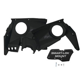 UTV Stereo Can-Am Maverick X3 6.5 inch Speaker Pods & Dash Kit. Get More Sound Out of Your Ride. (Dash Kit & Smart-Lok Relocation Mount)