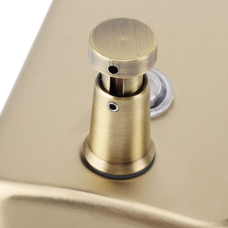 Wall Mount Commercial Soap Dispenser Large Capacity Leakproof Manual Stainless
