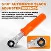 BARTOO 2PCS Automatic Slack Adjuster Tools, 5/16'' Double Square Ratcheting
