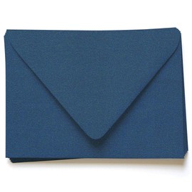 Lapis Lazuli Blue Envelopes - A2 Stardream Metallic 4 3/8 x 5 3/4 Euro Flap 81T, 25 Pack