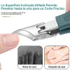 3pcs Cortaúñas Biselado Pico Águila Super Afilado Alicates