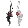 Angel Devil Earrings 925 Sterling Silver Goth Earring Gothic Jewelry
