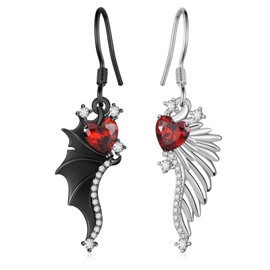 Angel Devil Earrings 925 Sterling Silver Goth Earring Gothic Jewelry Gothic Gifts for Women