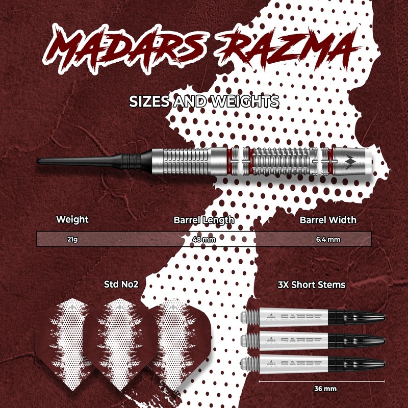 Mission | Madars Razma Darts | Soft Tip Darts Set