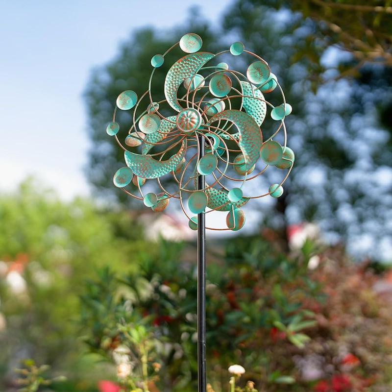 DREAMYSOUL Wind Spinner, Kinetic Wind Spinners Outdoor Metal, Garden Spinner