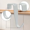 Cionyce Over Cabinet Door Hook, 4 Pack Carbon Steel Door