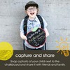 Pearhead First and Last Day of School Chalkboard, Reusable Apple-Shaped