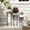Giantex Metal Plant Stand Set of 3, 28" Mosaic Tall