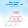 Dr. Brown's Wide-Neck Transitional Sippy Bottle with Silicone Handles 9