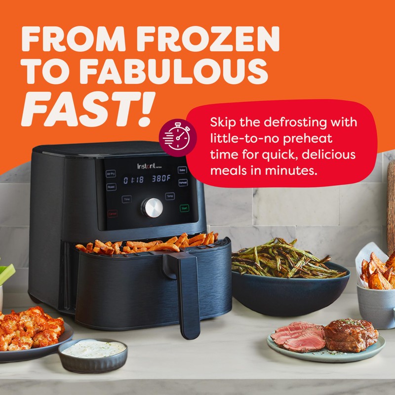 Instant Pot Vortex 6QT XL Air Fryer, 4-in-1 Functions that