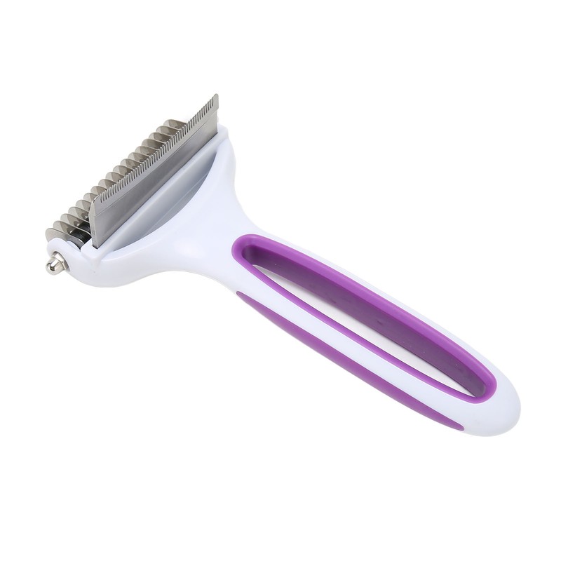 2 in 1 Pet Grooming Brush Washable Pet Dematting Comb