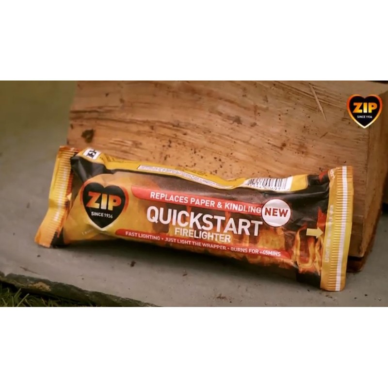 Zip Quickstart Firelighters 150g Just Light The Wrapper Pack of