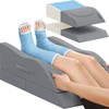 CushZone Leg Pillow, Leg Elevation Pillow with Pad and Memory