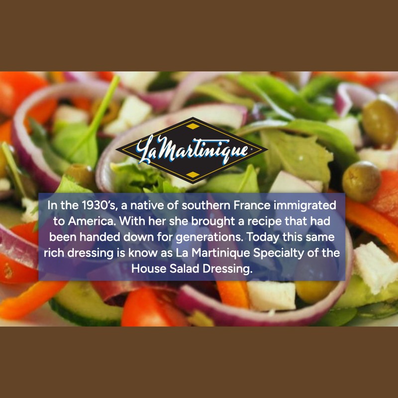 La Martinique Blue Cheese Vinaigrette Dressing 10 Ounce Bottle (Pack