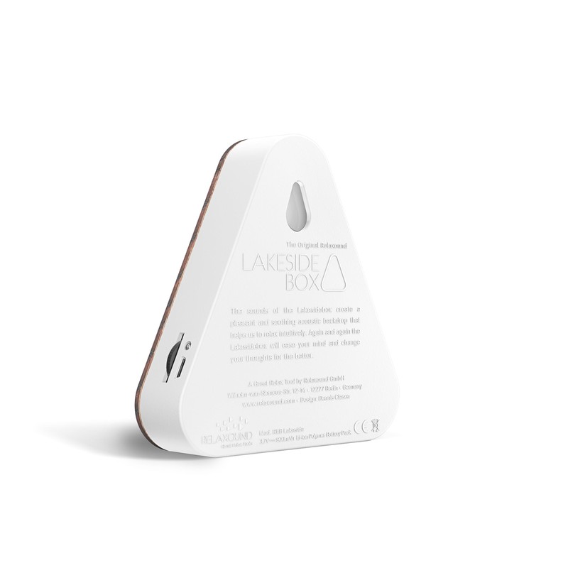 RELAXOUND Original Lakesidebox Oak - Modern Nature Sound Box -