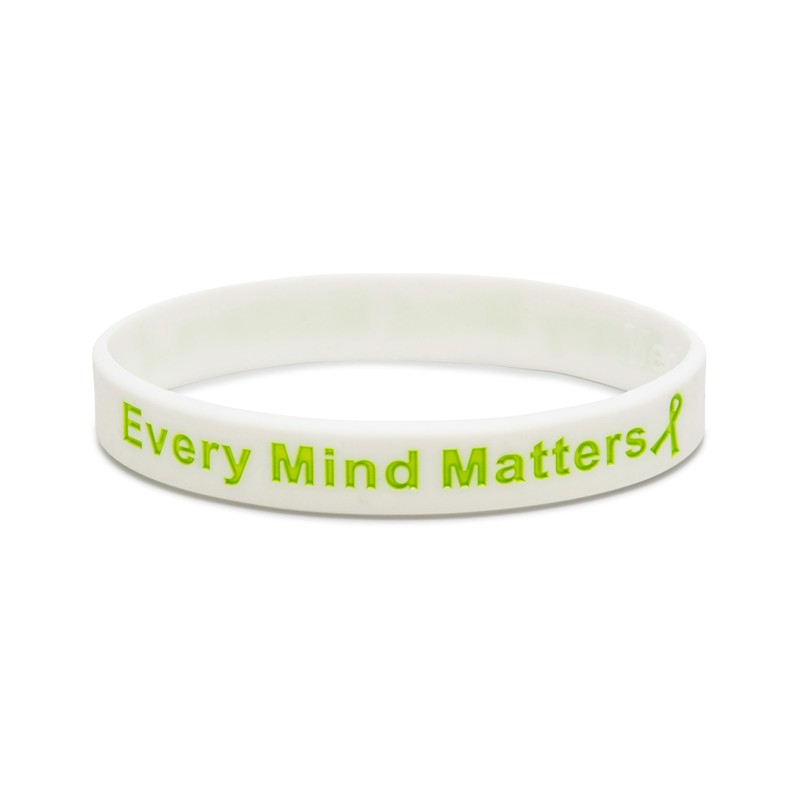(4 Pack) Every Mind Matters Mental Health Awareness Bracelet MHA