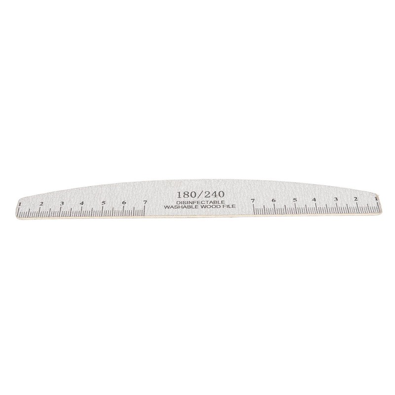50Pcs Nail Files 180 240 Grit Multifunctional Washable Nail Art