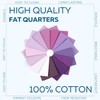 Plain 14 Piece 100% Cotton Fat Quarter Fabric Bundle, Perfect