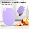 Li&Zhao Plastic Cutting Boards for Kitchen - Chopping Board Small