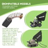 Aigemsi N030461 N778654 Carbon Brush for Belt Sander, Compatible with